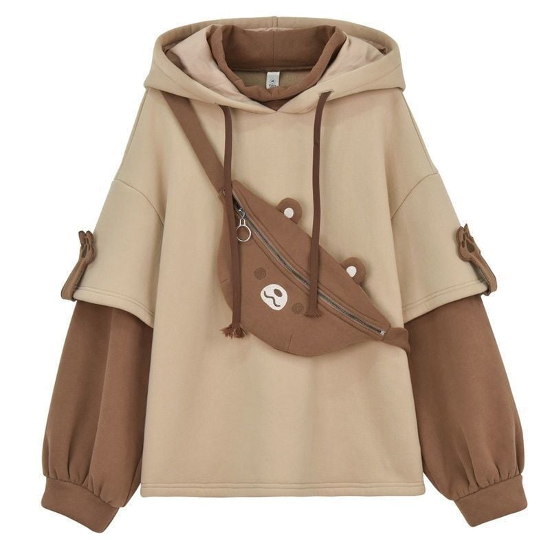 Korean Cotton Blend Student Hoodie
