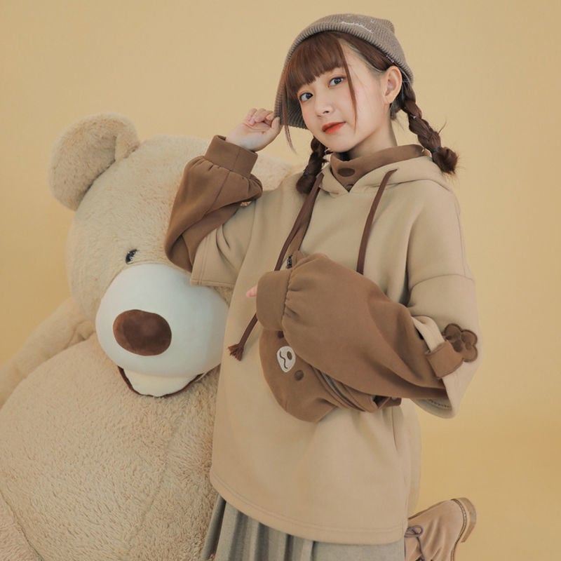 Korean Cotton Blend Student Hoodie